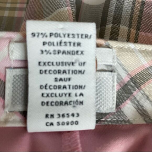 Jones New York Sport Plaid Shorts Stretchy Size 8 - Picture 11 of 14